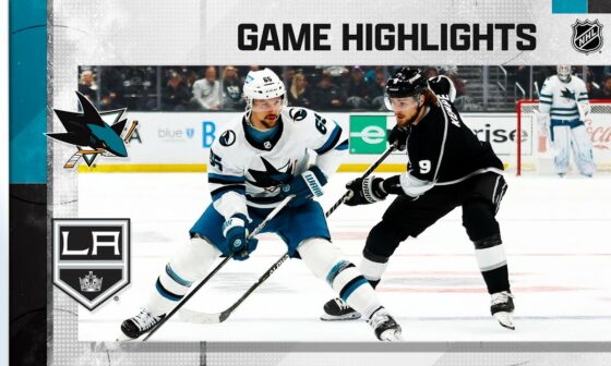Sharks @ Kings 1/11 | NHL Highlights 2023