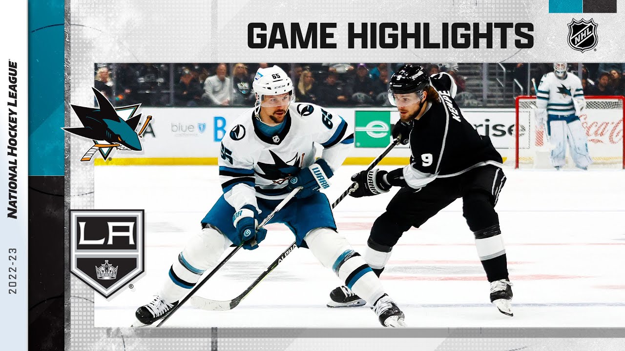 Sharks @ Kings 1/11 | NHL Highlights 2023