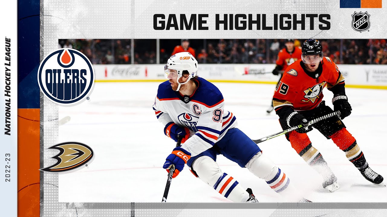 Oilers @ Ducks 1/11 | NHL Highlights 2023