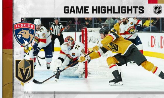 Panthers @ Golden Knights 1/12 | NHL Highlights 2023