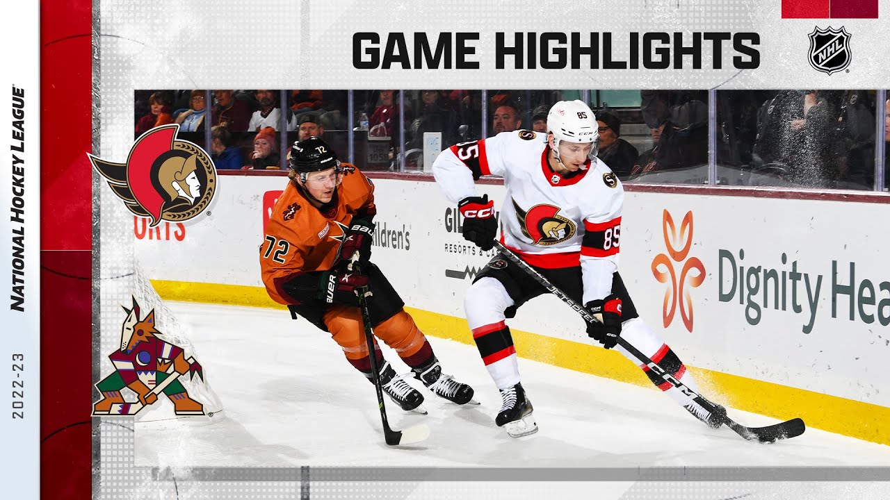 Senators @ Coyotes 1/12 | NHL Highlights 2023