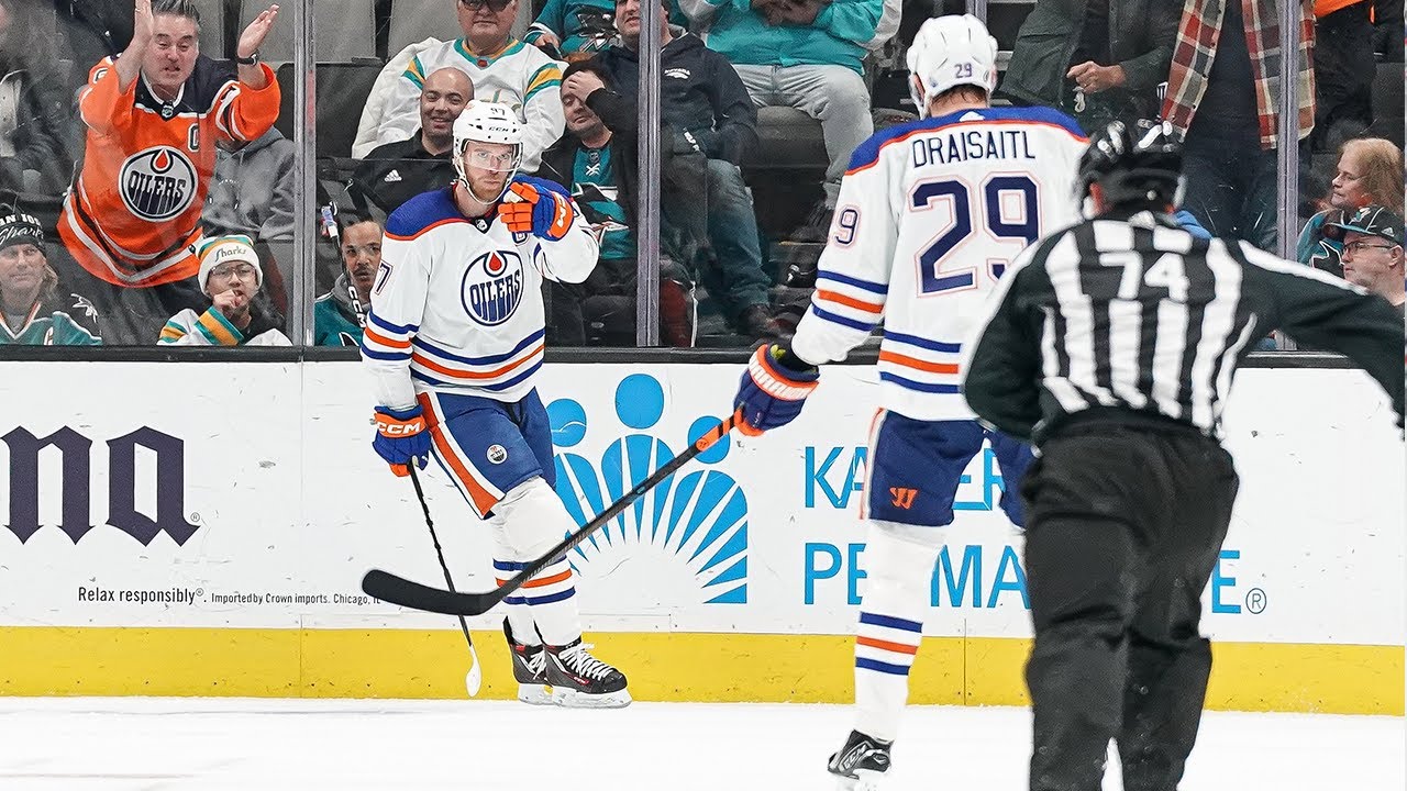 Tenacious McDavid feeds Draisaitl for snipe 💥