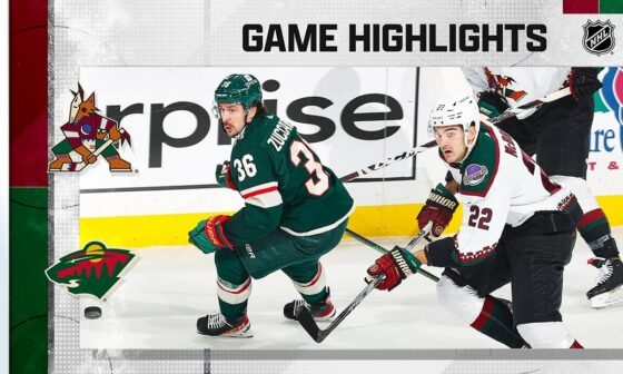 Coyotes @ Wild 1/14 | NHL Highlights 2022