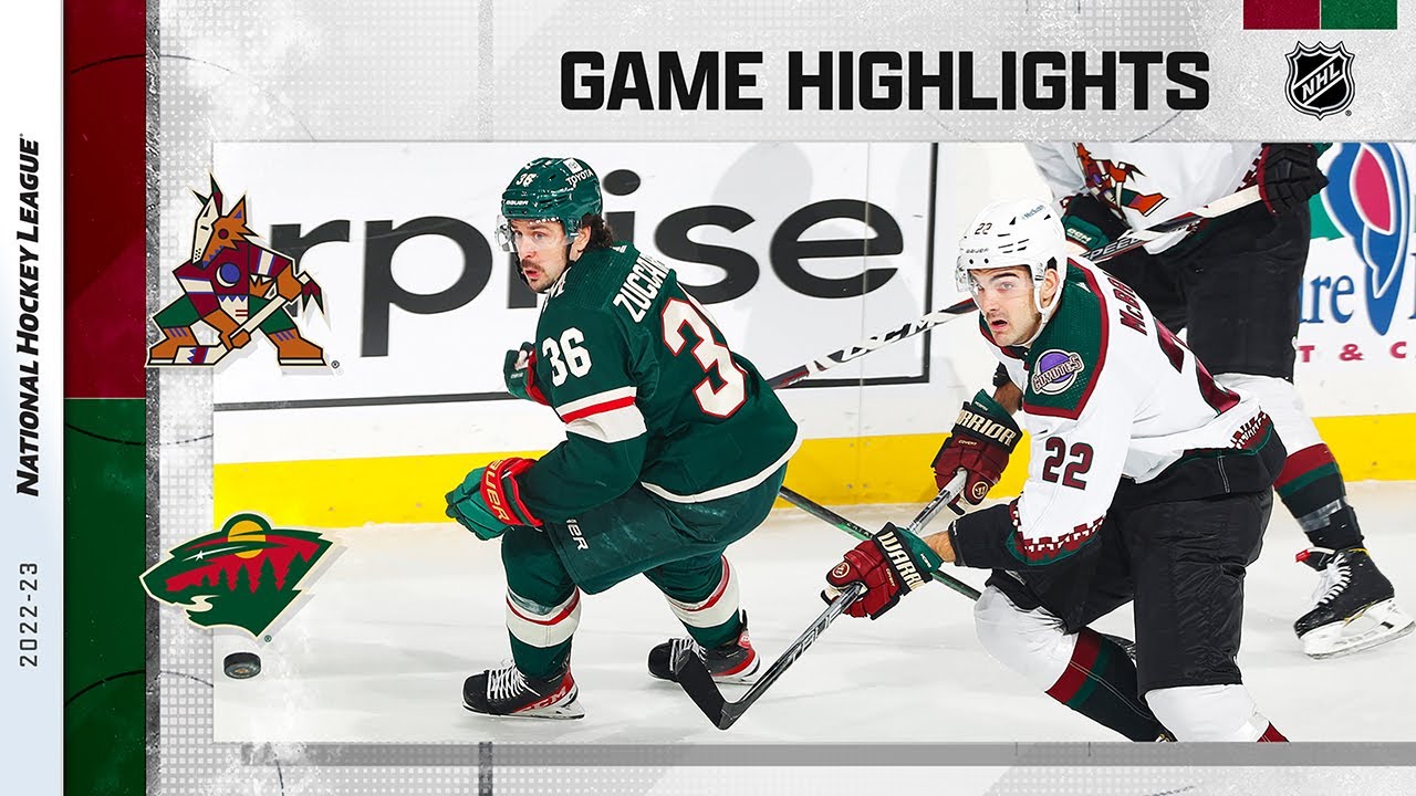 Coyotes @ Wild 1/14 | NHL Highlights 2022