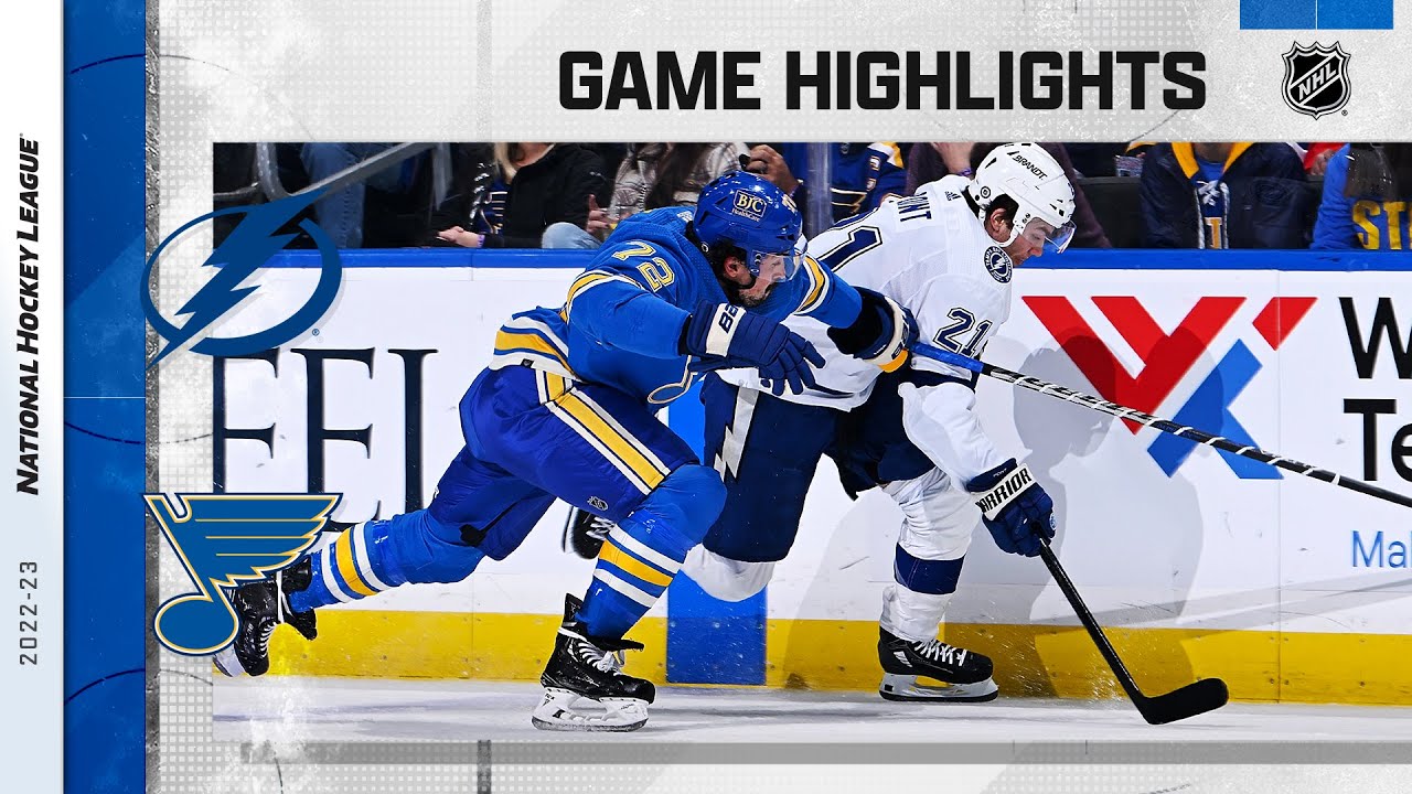 Lightning @ Blues 1/14 | NHL Highlights 2023