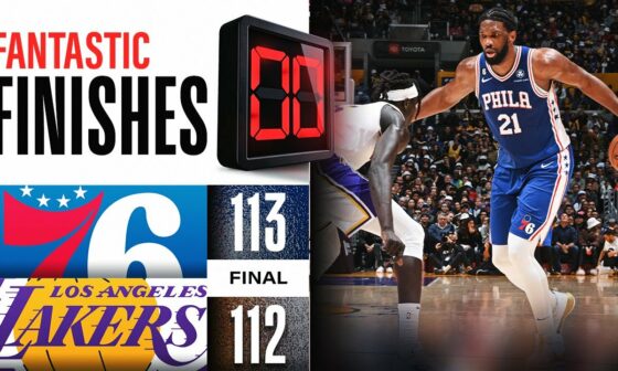 WILD ENDING In Final 3:46 76ers vs Lakers | January 15, 2023