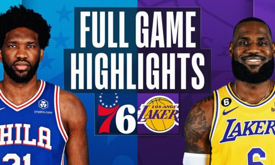76ERS at LAKERS | FULL GAME HIGHLIGHTS | January 15, 2023