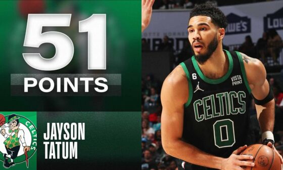 Jayson Tatum Scores Season-High 51 POINTS In Celtics W | January 16, 2023