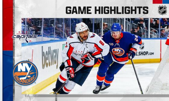 Capitals @ Islanders 1/16 | NHL Highlights 2023