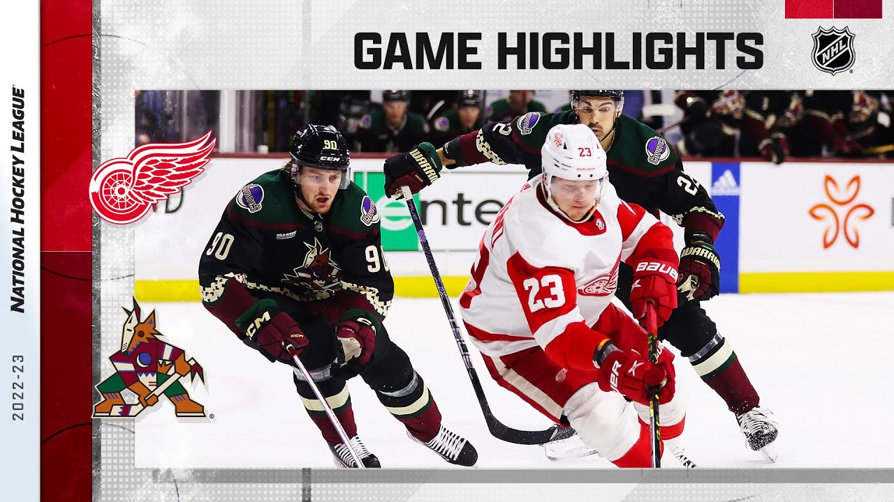 Red Wings @ Coyotes 1/17 | NHL Highlights 2023