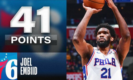 Joel Embiid GOES OFF for 41 Points in 76ers W | January 17, 2023