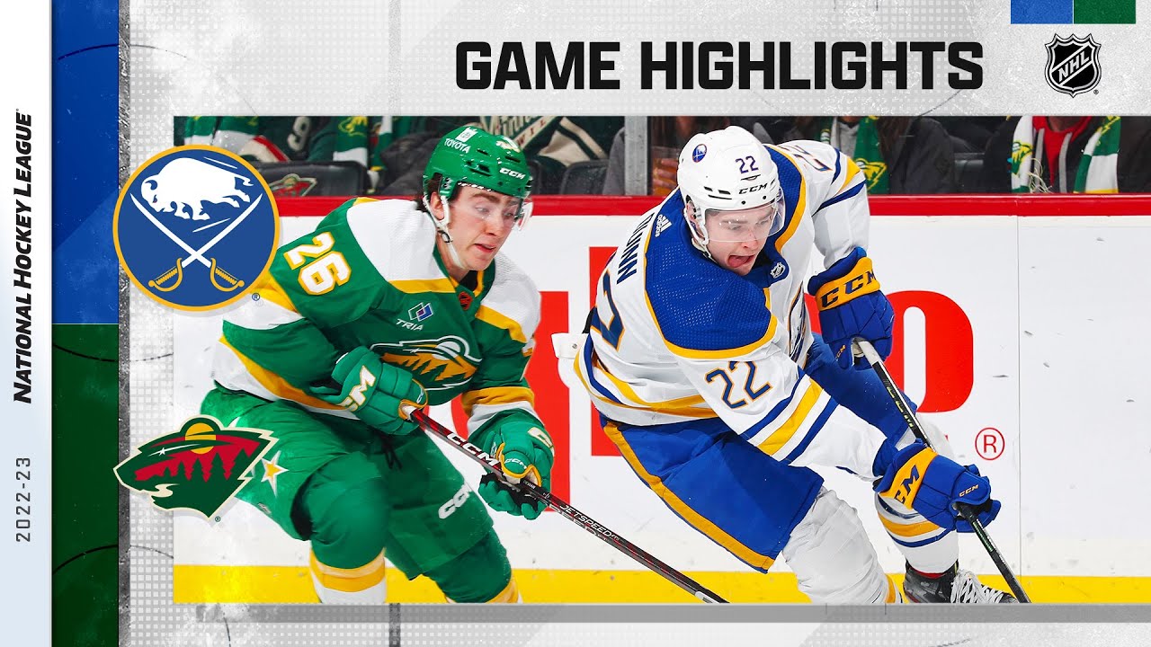 Sabres @ Wild 1/28 | NHL Highlights 2023