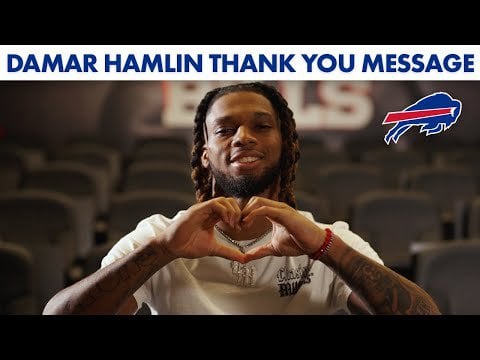 A Special Thank You Message From Damar Hamlin