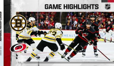 Bruins @ Hurricanes 1/29 | NHL Highlights 2023