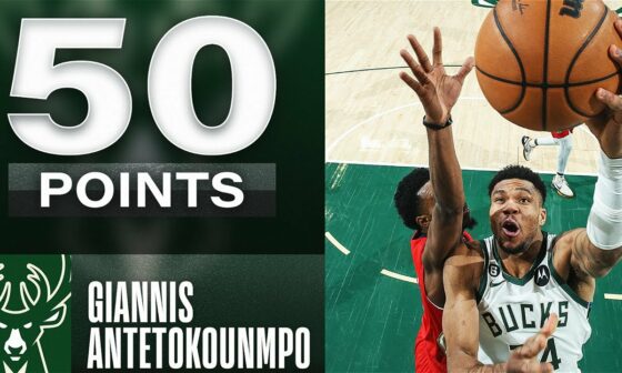 Giannis Antetokounmpo GOES OFF for a 50-PT DOUBLE-DOUBLE In Bucks W! | January 29, 2023