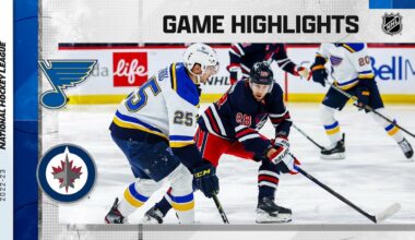 Blues @ Jets 1/30 | NHL Highlights 2023