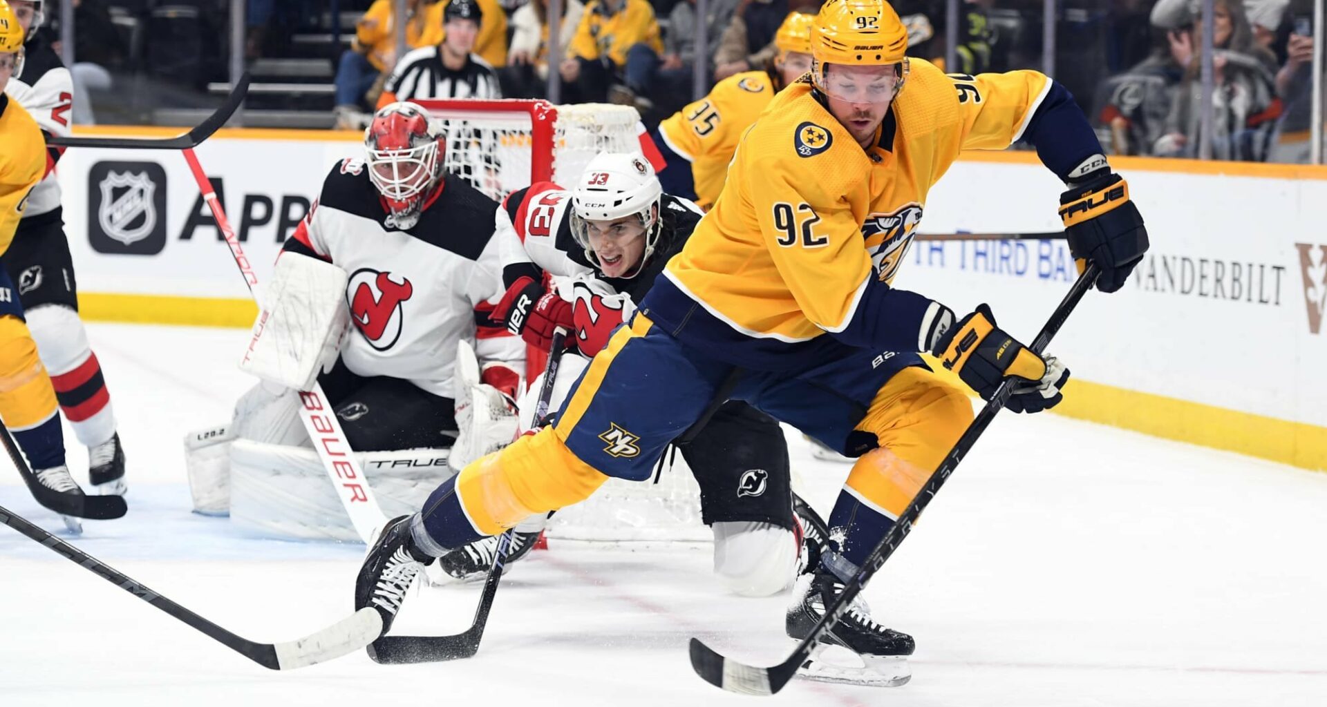 Nashville Predators Cool Off the Devils, Ride the Wave into the Break