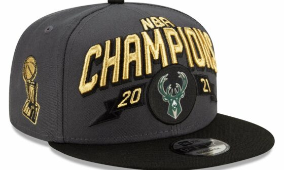 $12.99 Milwaukee Bucks New Era 2021 NBA Finals Champions Locker Room 9FIFTY Snapbacks at Fanatics