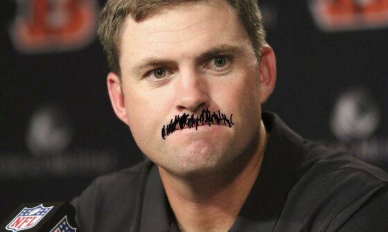Zac Taylor needs a mustache to intimidate other head coaches into submission.