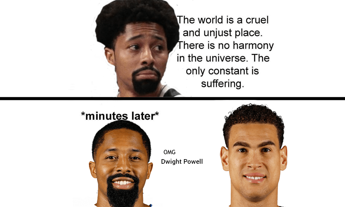 I love how much dinwiddie loves powell