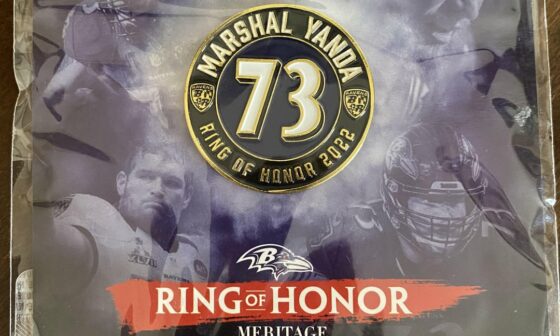 Does anyone have a Ravens shrine with collectibles? I have an extra Yanda ROH pin. Message me a pic of your display and I’ll send it to you (fo free).