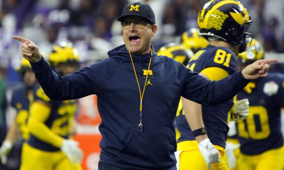 Jim Harbaugh ‘a top candidate’ with Denver Broncos after interview