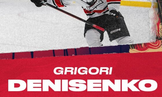 We have recalled Grigori Denisenko from @checkershockey.