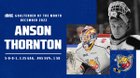 [OHL] Making at least 36 saves in each of his five December victories, Anson Thornton of the Barrie Colts is the OHL Goaltender of the Month