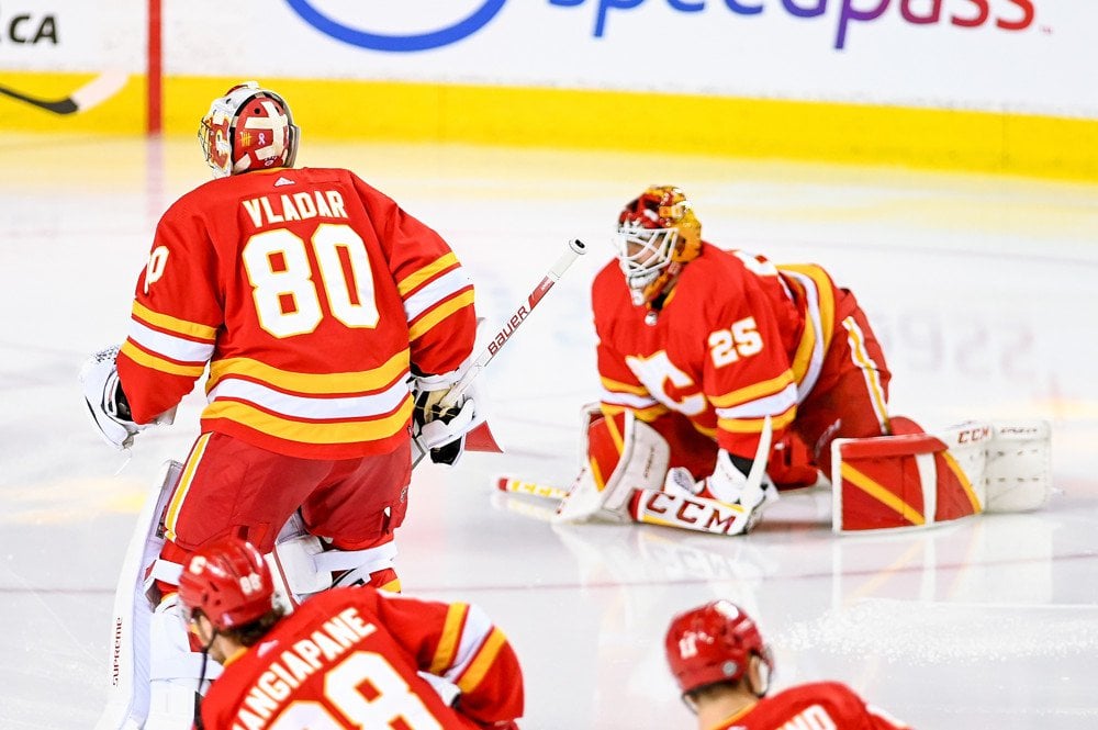 The Calgary Flames are the first team to 50 games this season without a shutout