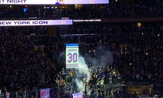 One year ago today #30 was sent up to the rafters.