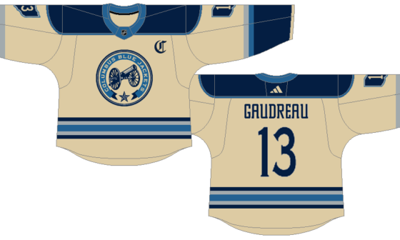 Winter Classic concept I made, based off of the Cleveland Barons jerseys and our current third