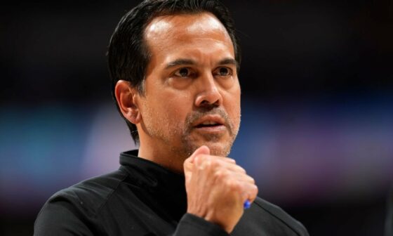 Erik Spoelstra wants to see 100K fans attend an outdoor Heat game: “One of these days we’ve got to do something outside and pack 100,000 down here in South Florida. Get the roof, open [at Marlins Park] it up, let's do it!”