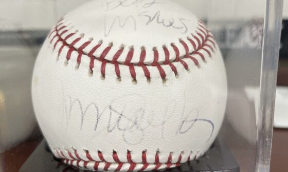 Can anyone help identify these signatures? One seems to say Miguel but does not looks like Miggy’s writing.