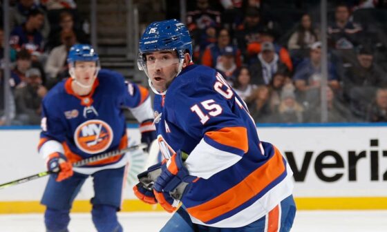 NY Islanders Cal Clutterbuck out indefinitely; Aatu RÃ¤ty recalled