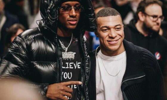 The Best Young Football Player on the Planet Pictured with Kylian Mbappe