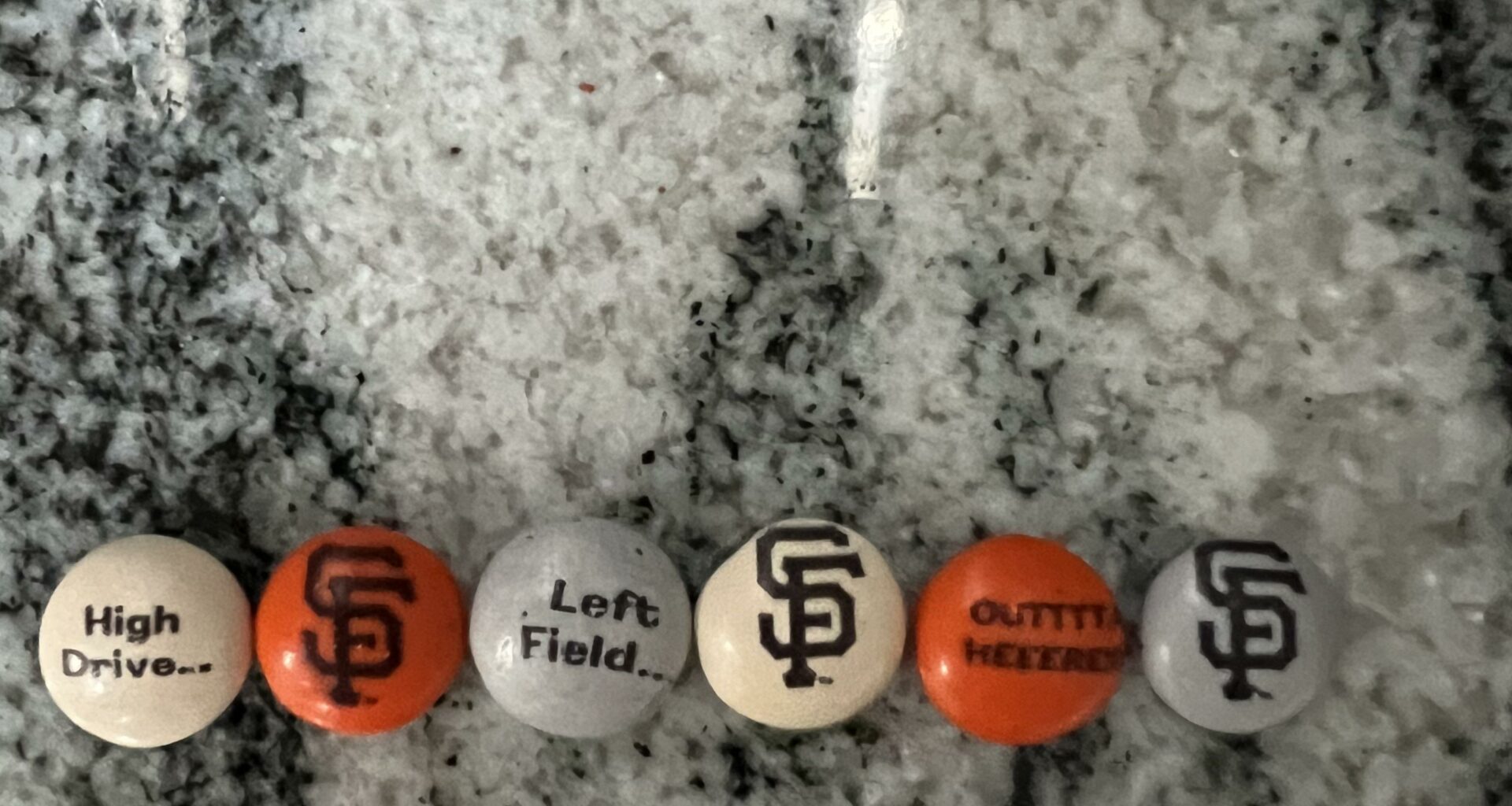 Giants fan + Customizable M&Ms = Kuip HR Call in City Connect colors!