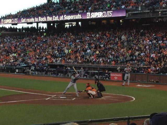 My thoughts on the digital dugout ads: They’re tacky, distracting, and unappealing. I prefer the simple, plain wallpaper-style look. Thoughts?