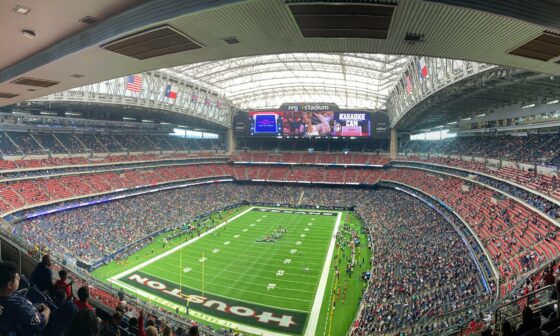 First Texans game since 2019! Great to be back at NRG
