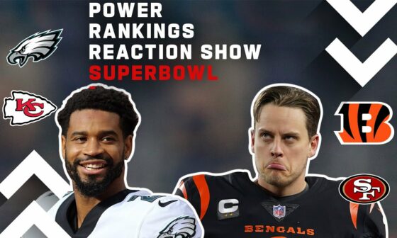 NFL Power Rankings Reaction Show Superbowl
