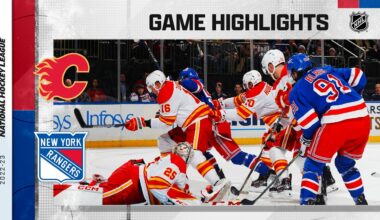 Flames @ Rangers 2/6 | NHL Highlights 2023