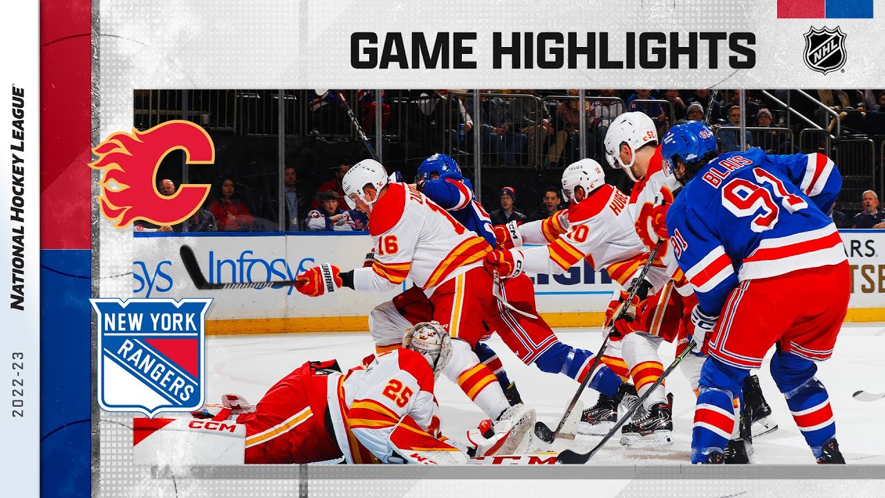 Flames @ Rangers 2/6 | NHL Highlights 2023