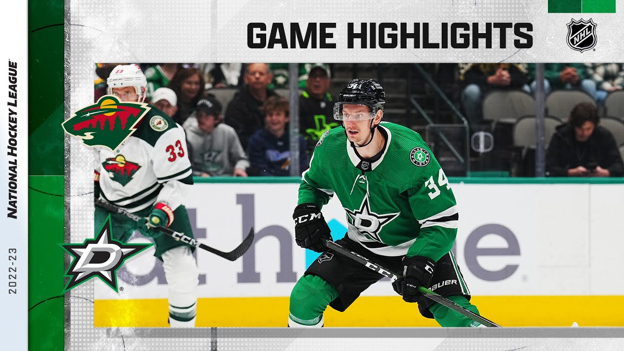 Wild @ Stars 2/8 | NHL Highlights 2023