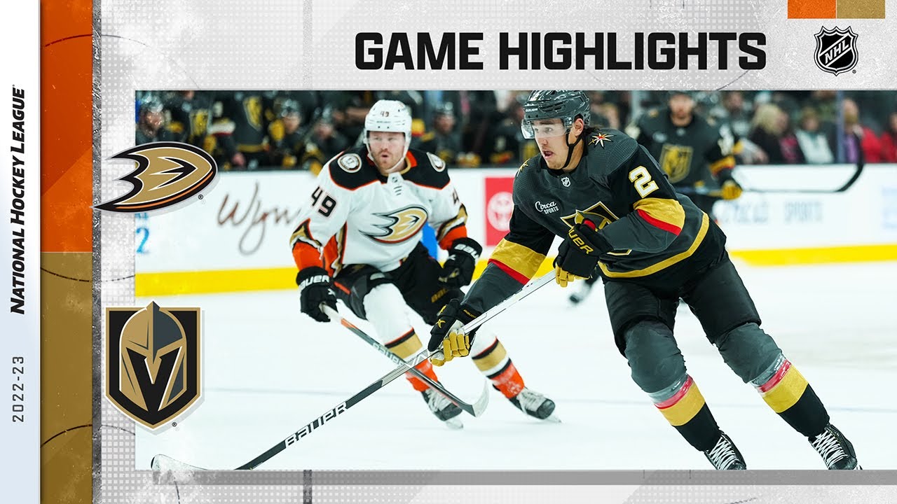 Ducks @ Golden Knights 2/12 | NHL Highlights 2023