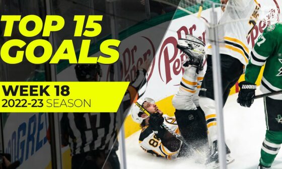The Best NHL Goals of Week 18 | McDavid, Pastrnak, Kaprizov | 2022-23 Season