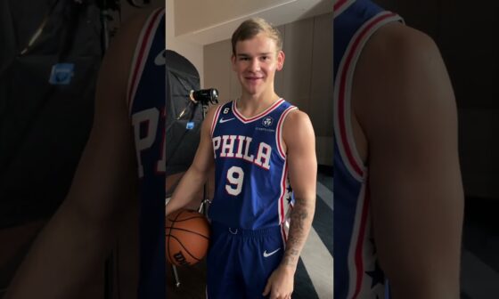 First Look in Philly Threads for Newest Sixers Two-Way Player Mac McClung! | #shorts