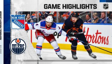 Rangers @ Oilers 2/17 | NHL Highlights 2023