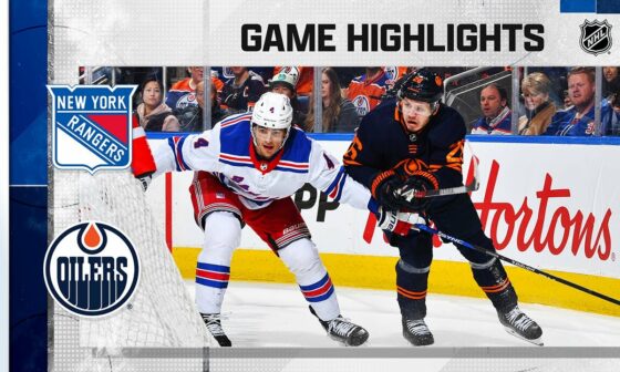 Rangers @ Oilers 2/17 | NHL Highlights 2023