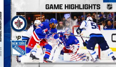 Jets @ Rangers 2/20 | NHL Highlights 2023