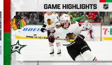 Blackhawks @ Stars 2/22 | NHL Highlights 2023