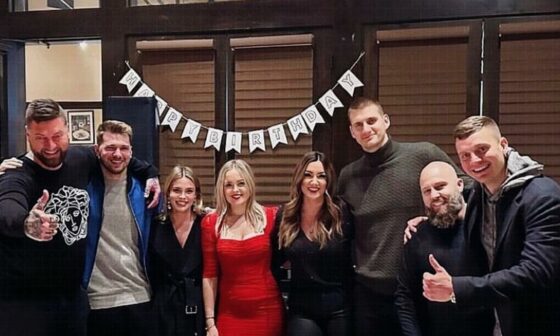 Luka was the only other one who was invited to Nikola’s Birthday aside from his brothers, looks like they would definitely team up in some point in their careers..from @LukaUpdates